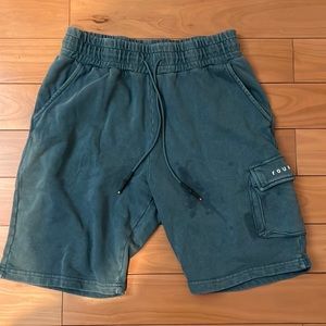 Young LA - Gin and Juice Cargo Shorts - Large - Teal